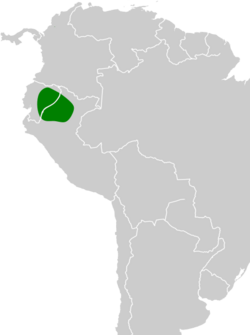 Cacicus sclateri map.svg