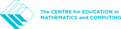 Centre for Education in Mathematics and Computing logo.svg
