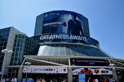 A photograph of the Los Angeles Convention Center during E3 in June 2015