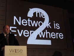 Laurence F. Johnson at WISE 2009.jpg