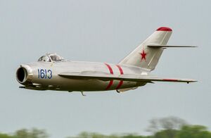 MiG-17 Takes to the Sky (cropped).jpg