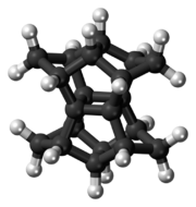 Ball and stick model of pagodane