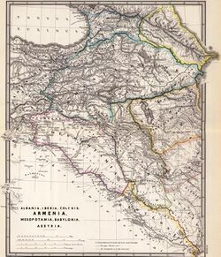 Spruner von Merz, Karl; Menke, Th. 1865. Albania, Iberia, Colchis, Armenia, Mesopotamia, Babylonia, Assyria (A).jpg