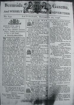 Bermuda Gazette - 12 November 1796.jpg
