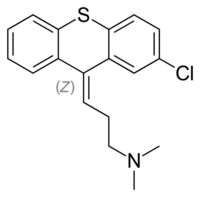 Chlorprothixene structure.svg