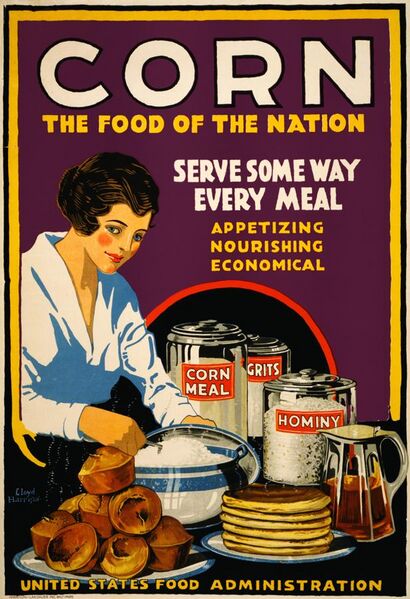 File:Corn, the food of the nation, US Food Administration poster, 1918.jpg