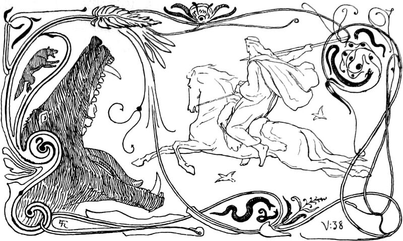 File:Fenrir and Odin by Frølich.jpg