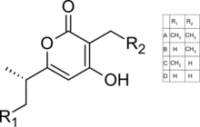 Chemical Structure of Germicidin A-D