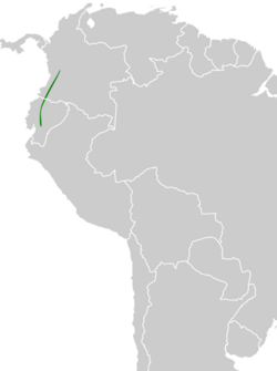 Pipreola jucunda map.svg