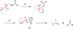 Reaction to give acyl chloride and DMF.png