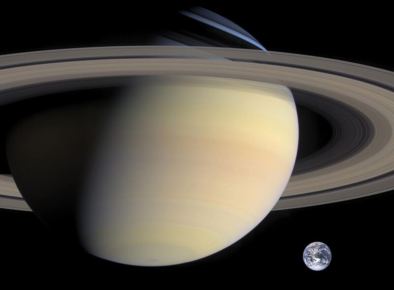 File:Saturn, Earth size comparison2.jpg