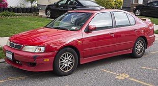 1999 Infiniti G20t, red (front left).jpg