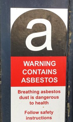 Asbestos Warning Sticker as per IS 12081