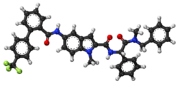 Dirlotapide ball-and-stick model.png