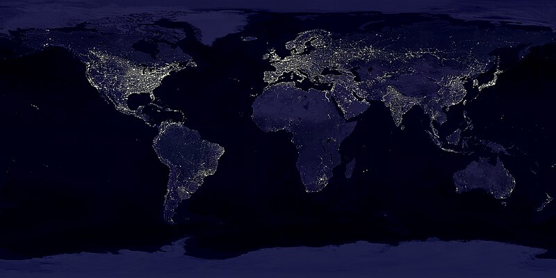 File:Earth's City Lights by DMSP, 1994-1995 (large).jpg