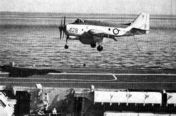 Gannet AEW.3 recovering aboard HMS Victorious, 1961