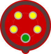 IEC 60309-2 125-100A 3P+N+E socket.svg