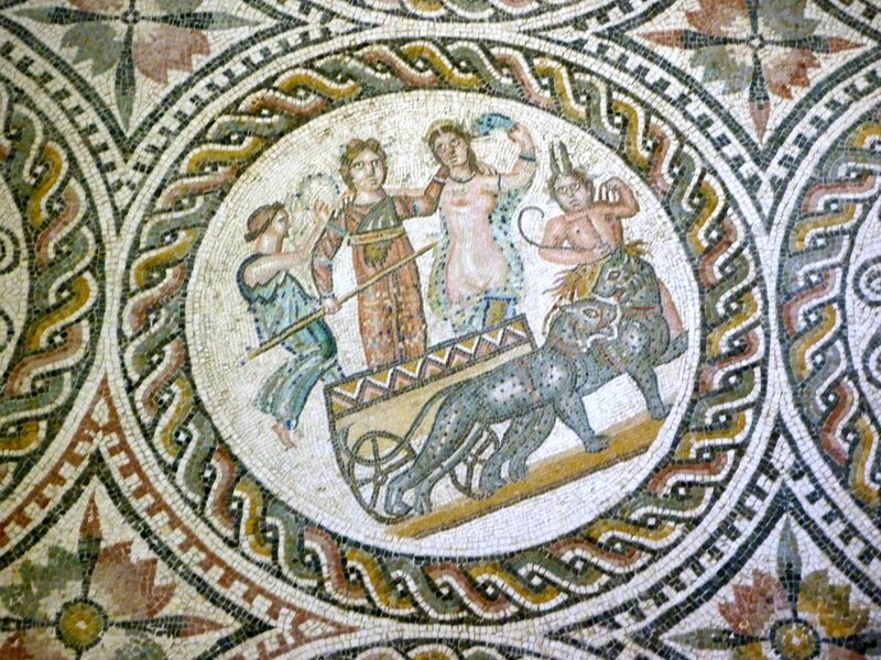 File:Sabratha - Museum mit Funden aus der Römerzeit, Mosaik 05.jpg