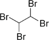 Seletal formula of tetrabromoethane