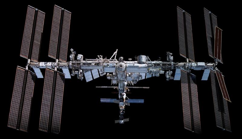 File:The station pictured from the SpaceX Crew Dragon 5 (cropped).jpg
