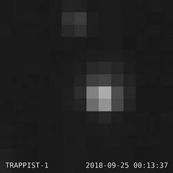 GIF image of a pixellated star