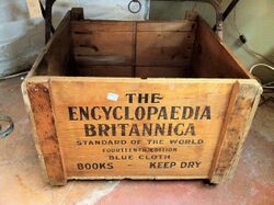 Shipping box for the encyclopedia Britannica 2013-04-13 12-24.jpg