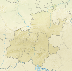 South Africa Gauteng relief location map.svg