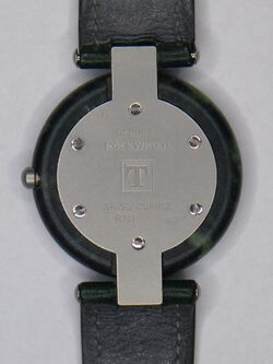 Tissot RockWatch R151 dark green, back