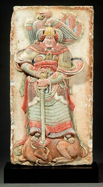 File:10th century chinese wall panel.jpg
