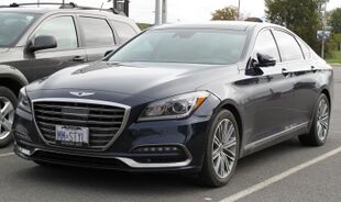 2018 Genesis G80 3.8, Front Left, 09-30-2021.jpg