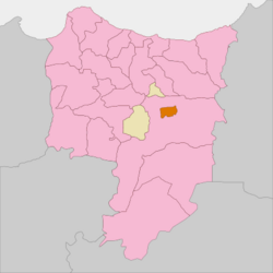 Location of Driouch in Driouch Province