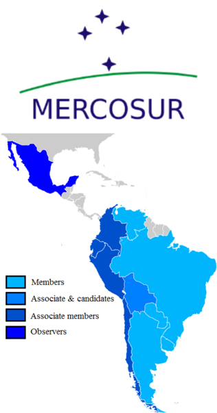 File:Mercosur - Member states.png