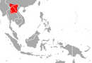 In China, Laos, Thailand, and Vietnam