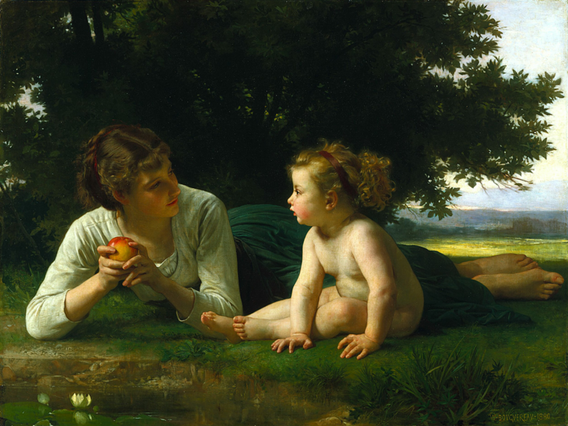 File:William-Adolphe Bouguereau (1825-1905) - Temptation (1880).png