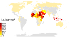 2020 Global Response report FGM world map.svg