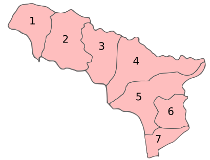 File:Abkhazia districts map numbered.svg