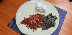 Meal of Omena, Veg and Ugali