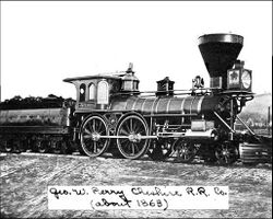 "George W. Perry" of the Cheshire Railroad in Keene, NH (2904865664).jpg