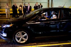 Barack Obama drives Chevy Volt.jpg