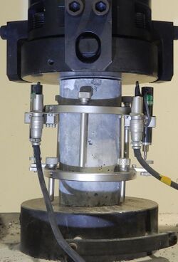 Compressometer for testing concrete stress-strain relation.jpg