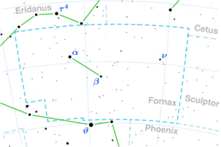 LP 944-20 is located in the constellation Fornax
