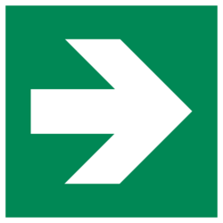 ISO 7010 Safe condition arrow 1.svg