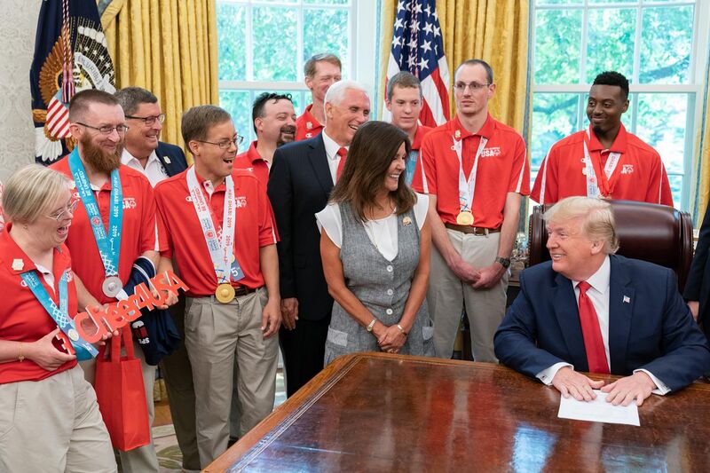 File:President Trump Meets with Members of Team USA for the 2019 Special Olympics World Games (48317653106).jpg
