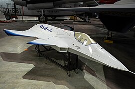 X-36 at the National Museum of the USAF right front view.jpg