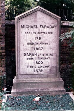 Faraday Michael grave.jpg