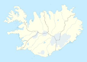 Map showing the location of Vaglaskógur