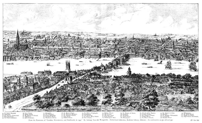 File:Panorama of London in 1543 Wyngaerde Section 2.jpg