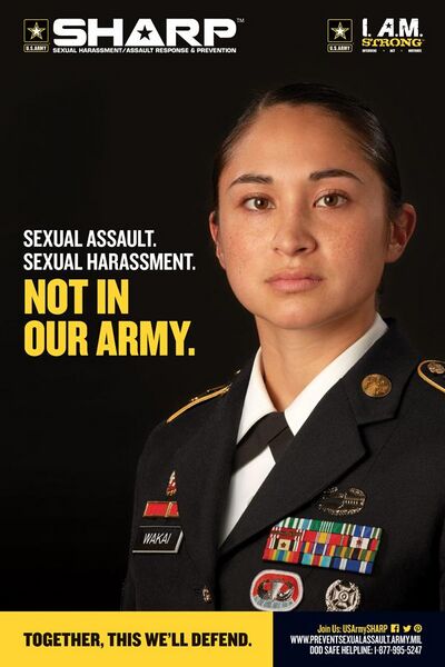 File:US Army SHARP Sexual Harassment and Sexual Assault Prevention Poster.jpg