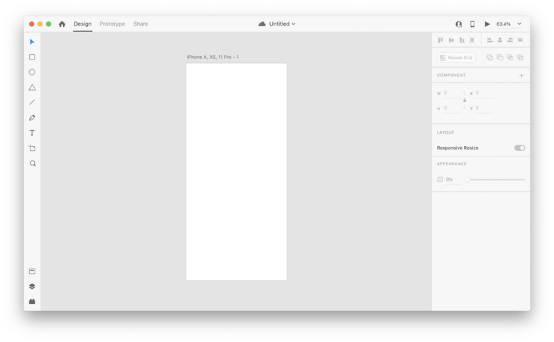 File:Adobe XD running on macOS Catalina.png