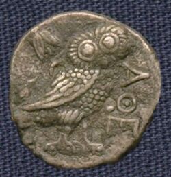 Bactrian imitation of an Athenian drachme.jpg
